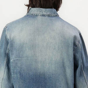 Chaqueta vaquera para hombre con diseño impreso personalizado de alta calidad/chaqueta vaquera para hombre con diseño informal - Product Image 4