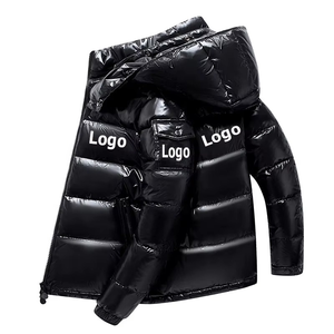 Vestes matelassées pour hommes vestes chaudes de couleur noire manteau d'hiver matelassé vêtements d'extérieur décontractés à la mode veste d'hiver personnalisée OEM ODM - Product Image 5