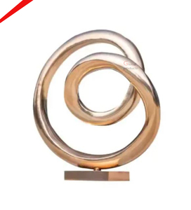 Escultura decorativa con acabado de plata más vendida de 2025 para sala de estar - Product Image 2