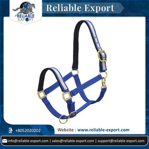 ¡Venta directa de fábrica! Personalizable New Horse Nylon Halter cuero y material PP con opciones de color de logotipo - Product Image 6