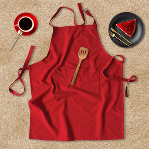 Latest Design Pure Cotton Apron for Cooking Soft, Breathable & Comfortable <b>Kitchen</b> Wear with Private <b>Label</b> - Product Image 1