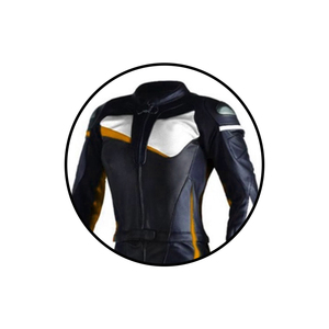 Combinaisons de course moto unisexes en cuir de haute qualité - Imperméables et coupe-vent, vêtements de protection respirants - Product Image 4