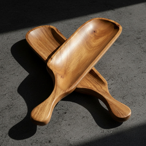 Plateaux de service en bois naturel durables avec finition lisse, lavables au lave-vaisselle et réutilisables pour la cuisine, la salle à manger, la décoration de la maison et l'utilisation hôtelière - Product Image 5