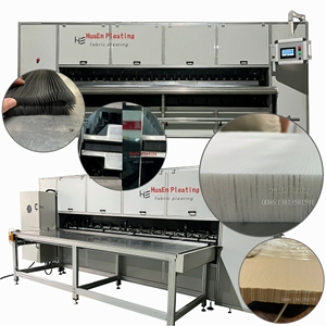 Changzhou HuaEn Servo Control plisado Plisse máquina 3000mm Blackout Flyscreen <span class=keywords><strong>mosquitera</strong></span> cortina persianas nueva condición - Product Image 1