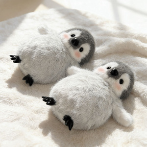 Peluche mignonne <span class=keywords><strong>de</strong></span> pingouin <span class=keywords><strong>empereur</strong></span> polaire <span class=keywords><strong>de</strong></span> 26 cm, peluche moelleuse, animal marin en peluche, poupée pingouin, cadeau romantique d'hiver, souvenir <span class=keywords><strong>de</strong></span> zoo - Product Image 3