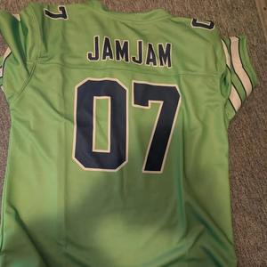 Maillot de football américain personnalisé en polyester imprimé en 3D maillot de football cousu avec nom de l'équipe maillot de rugby respirant en maille - Product Image 4