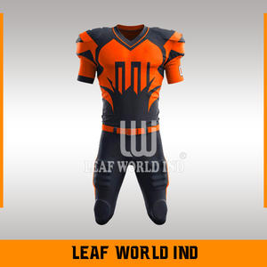 Ensemble d'uniformes complets personnalisés de football américain avec impression par sublimation Service OEM du fabricant de vêtements de l'équipe Vente en gros - Product Image 2