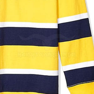 Camiseta de rugby personalizada de alta calidad para hombres, ropa deportiva fabricada en fábrica para adultos, talla grande, transpirable, de punto, Color personalizado - Product Image 5