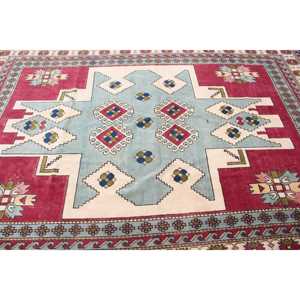 Alfombra Turca Vintage de 7.3x10.5 pies, Alfombra Extra Grande, Alfombra Oriental Roja - Product Image 4