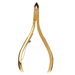 Coupe-ongles professionnel de haute qualité, en acier inoxydable plaqué or, coupe-ongles, lame incurvée, durable, ouverture large - Product Image 2