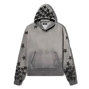 Sweats à capuche délavés au soleil, tissu et logo personnalisés, sweats à capuche pour femmes, respirants, légers, style streetwear au Pakistan avec MOQ faible. - Product Image 5