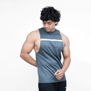 Camiseta clásica para hombre, camiseta sin mangas, transpirable, para gimnasio, correr, deportes, Fitness, nueva llegada, camiseta de talla grande - Product Image 2