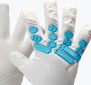 Mejor diseño Guantes de portero 4MM Látex Resistencia al deslizamiento Cubierta Palma Guantes de portero de látex de alta calidad Logotipo y color personalizados - Product Image 6