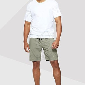 Shorts amples pour hommes, style streetwear, 100% coton, séchage rapide, faible MOQ, tendance - Product Image 2