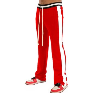 Wholesale <b>Stacked</b> Flare <b>Jogger</b> Customized Logo <b>Stacked</b> <b>Joggers</b> With Pockets Streetwear Men's Pants Trousers Oversized - Product Image 3