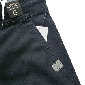 Pantalon cargo décontracté pour homme de haute qualité, 6 poches, respirant, séchage rapide, 100% coton, uni - Product Image 3