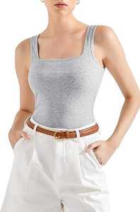 Haute qualité femmes gilet de gymnastique dos nageur Muscle-respirant entraînement Yoga haut vêtements de sport haut brillant débardeurs - Product Image 4