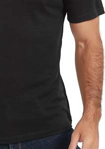 Factory Direct Sale High Quality Customizable <b>Men's</b> <b>Merino</b> <b>Wool</b> T-Shirt Lightweight <b>Base</b> <b>Layer</b> Quick Dry - Product Image 3