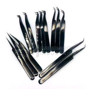 RMI ชุดอุปกรณ์ต่อขนตาชนิดพิเศษ, ชุดแหนบยึดขนตาสีดำสีพลาสม่า13จุดที่แตกต่างกัน - Product Image 4