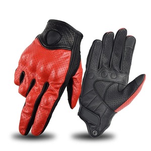 Guantes de moto de materiales personalizados para hombre y mujer con diseño de logotipo personalizado Guante de moto de carreras con rango bajo - Product Image 1