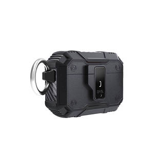 เคสป้องกัน Netzy Air-Pods Pro 2 คุณภาพสูง TPU พร้อมถุงลมนิรภัย 35 ปุ่มกันกระแทก สีดำ - Product Image 2