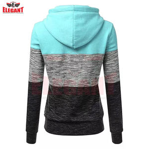 เสื้อฮู้ดดี้สปอร์ตผู้หญิง ดีไซน์หรูหรา สีพื้น ผ้าผสมขนสัตว์/ฝ้าย สำหรับฤดูหนาว ระบายอากาศด้านหน้า แห้งเร็ว - Product Image 6