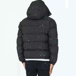 Blouson d'hiver matelassé en coton pour homme, couleur unie, nouvelle collection, vente en gros, blouson bomber personnalisé, coupe-vent d'hiver, blousons matelassés - Product Image 6