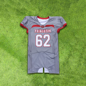 Camiseta de fútbol americano transpirable personalizada ajustada de tamaño juvenil Ropa auténtica de fútbol americano hecha a mano en Pakistán - Product Image 6