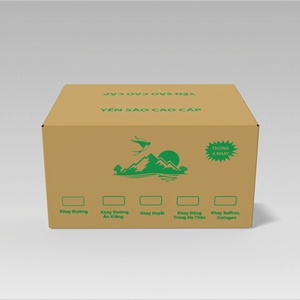 Boîte d'emballage alimentaire de nid d'oiseau écologique personnalisé de haute qualité OEM ODM fournisseur de gros direct d'usine matériaux recyclés - Product Image 1