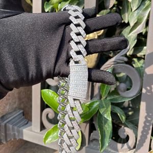 Chaîne cubaine de luxe Hip Hop avec diamants ronds pour hommes - Product Image 1