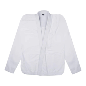 Kimono d'arts martiaux blanc, veste de judo Gi, extensible, option de broderie personnalisée pour hommes et femmes, ensembles - Product Image 1