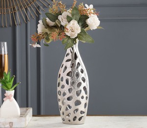 Florero de Metal moderno para decoración del hogar, mesa de boda, pieza central, decoración de oficina, maceta decorativa de nuevo diseño - Product Image 1