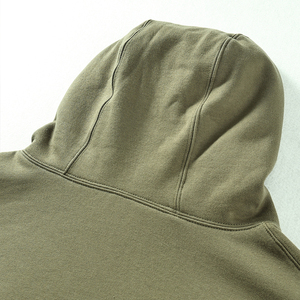 เสื้อฮู้ดมีซิปสำหรับผู้ชายเสื้อมีฮู้ดโอเวอร์ไซส์ผ้าฟลีซผ้าฝ้ายปรับแต่งโลโก้ได้ตามต้องการ - Product Image 2