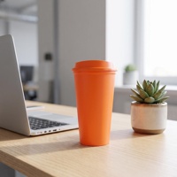 Gobelets en plastique réutilisables personnalisés de 16 oz avec couvercle et paille, sans BPA, anti-fuite, pour fêtes et café glacé, vente en gros