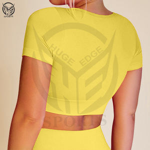 Ensemble de yoga Lulu pour femme 2026 : soutien-gorge à bretelles à maintien élevé et leggings longs évasés, couleur unie, pour le sport. - Product Image 3