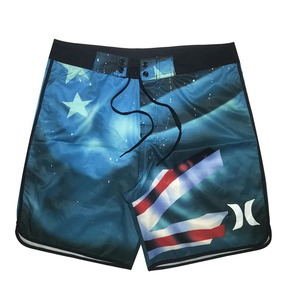 Men's Sporty Solid Mid Waist Quick Drying Breathable Lightweight 120g Spandex/Polyester Woven Drawstring Closure <b>Knee</b>-Length - Product Image 3