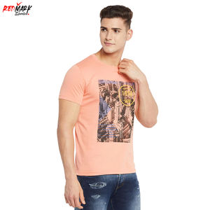 T-shirt de sport à demi-manches de haute qualité pour hommes Design personnalisé à col rond respirant tricoté 100% coton sérigraphie vierge - Product Image 4