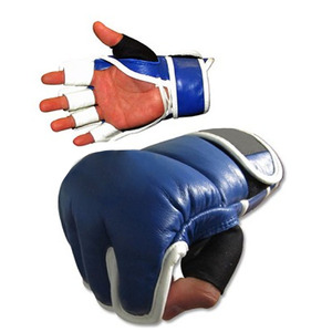 Gants de MMA en cuir de haute qualité, légers et respirants, avec fermeture auto-agrippante, personnalisables pour l'entraînement en extérieur, mixtes, vente chaude - Product Image 3