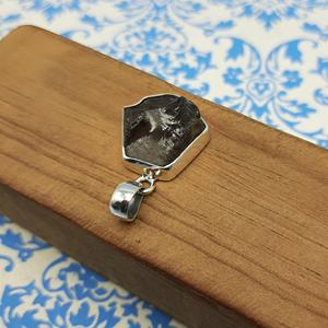 สร้อยคอจี้ควอทซ์สโมคเกอร์สีเงินสเตอร์ลิงทำด้วยมือ925อัญมณีธรรมชาติหนามเตยเครื่องประดับผู้หญิงขายส่งเชื่อถือได้ - Product Image 4