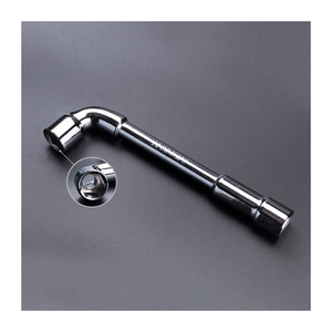 Chất lượng mới nhất L loại thép bánh xe Lug Nut <span class=keywords><strong>Wrench</strong></span> <span class=keywords><strong>Set</strong></span> Chrome <span class=keywords><strong>Hex</strong></span> ổ cắm chìa khóa cờ lê có thể điều chỉnh OEM giá tốt - Product Image 5