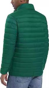 เสื้อแจ็คเก็ตพัฟเฟอร์ผู้ชายคุณภาพสูงสำหรับฤดูหนาว สวมใส่สบายๆ สำหรับกิจกรรมกลางแจ้ง มีโลโก้ด้านหน้า สีพื้น ระบายอากาศได้ดีและแห้งเร็ว - Product Image 2