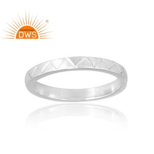 Anillo de banda de plata esterlina más vendido, joyería personalizada para mujer, regalo para ella, fiestas, ocasiones, Fastivales - Product Image 1