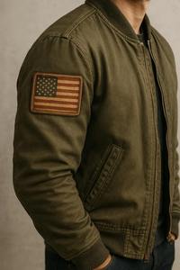 Patch brodé de drapeau américain vintage de haute qualité-fer en détresse sur/coudre sur l'insigne, patch américain patriotique pour vestes - Product Image 4