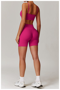 Bellissimo reggiseno sportivo posteriore raccolti reggiseno Yoga Running Fitness Top europeo e americano bretelle Yoga vestiti per le donne