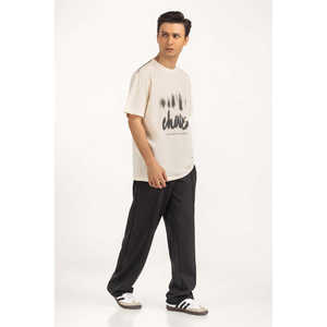 Camisetas de Jersey de Corte Regular con Patrón Sólido, Transpirables, Antiarrugas, Largas, Talla Grande, Etiqueta Personalizada MN-TS-SS25-023 - Product Image 2