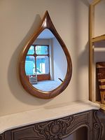 Meilleur miroir mural encadré en bois, aluminium et métal argenté de style marocain moderne, design luxueux, épaisseur 4 mm, pour la maison, le hall d'hôtel, les mariages