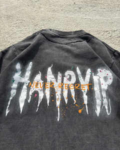 Personnalisé Vintage Hommes Lourd Col Ras Du Cou Surdimensionné T-Shirt Lavage À L'acide Sun-Faded Sérigraphie Conception Streetwear Style - Product Image 4