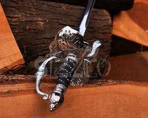 Beau couteau personnalisé fait à la main gaine en cuir jouet épée cadeau idéal - Product Image 4