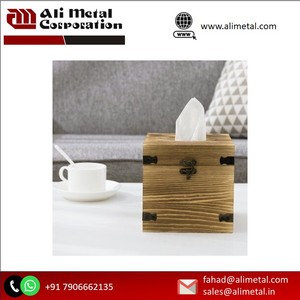 Handmade <b>Napkin</b> Holder Decorative Tabletop Fancy <b>Napkin</b> <b>Dispenser</b> Wooden Tissue box - Product Image 2
