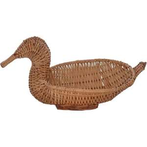 Cesta de pato de caña de bambú artesanal, cesta de regalo ecológica, cesta y contenedores personalizados, cesta de caña Natural más vendida a la venta - Product Image 1